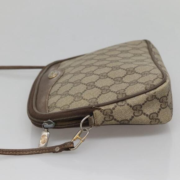 GUCCI GG Supreme Shoulder Bag Pvc Beige Gold 56 02 068 - Picture 4 of 12